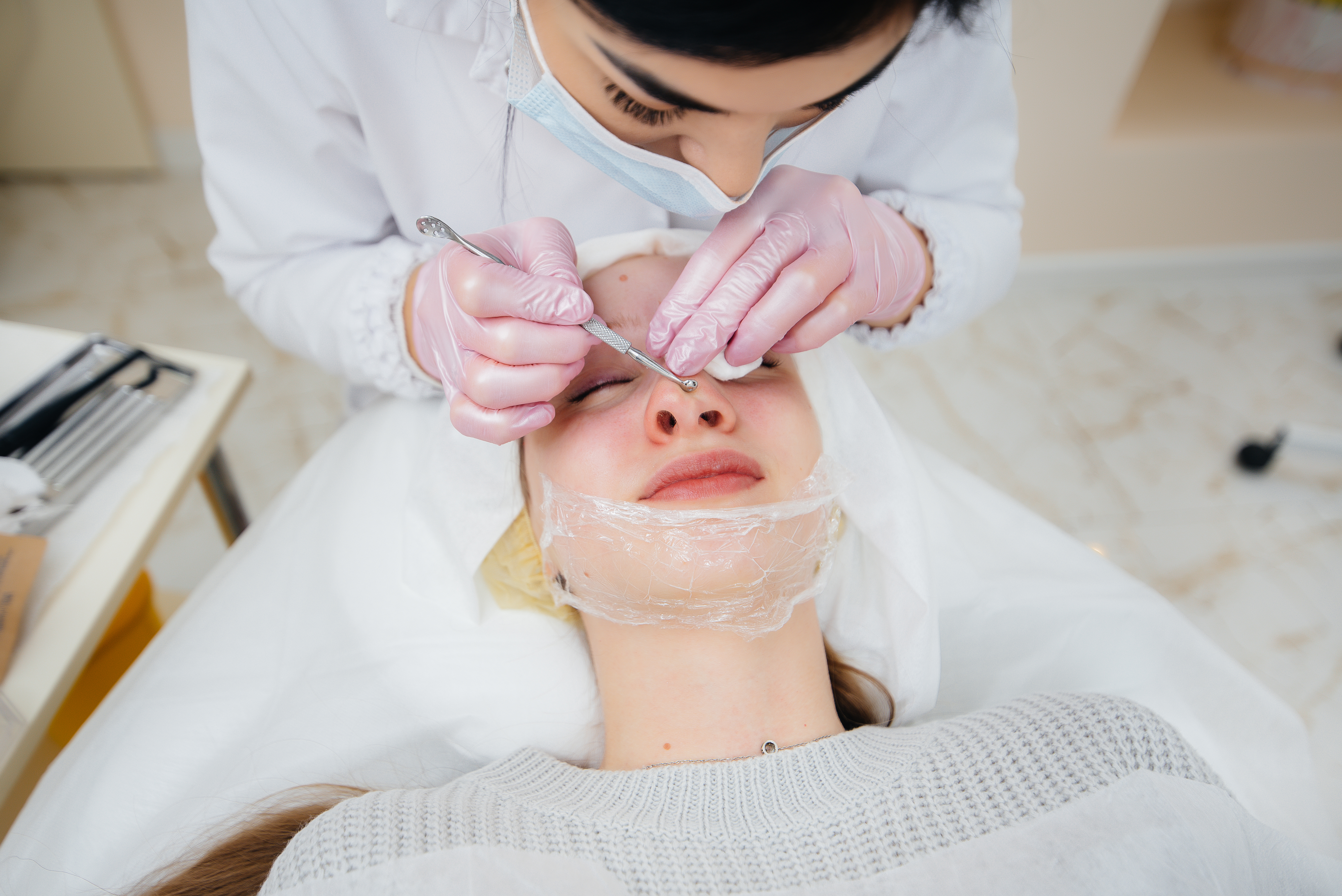 Механическая экстракция (ручная чистка)