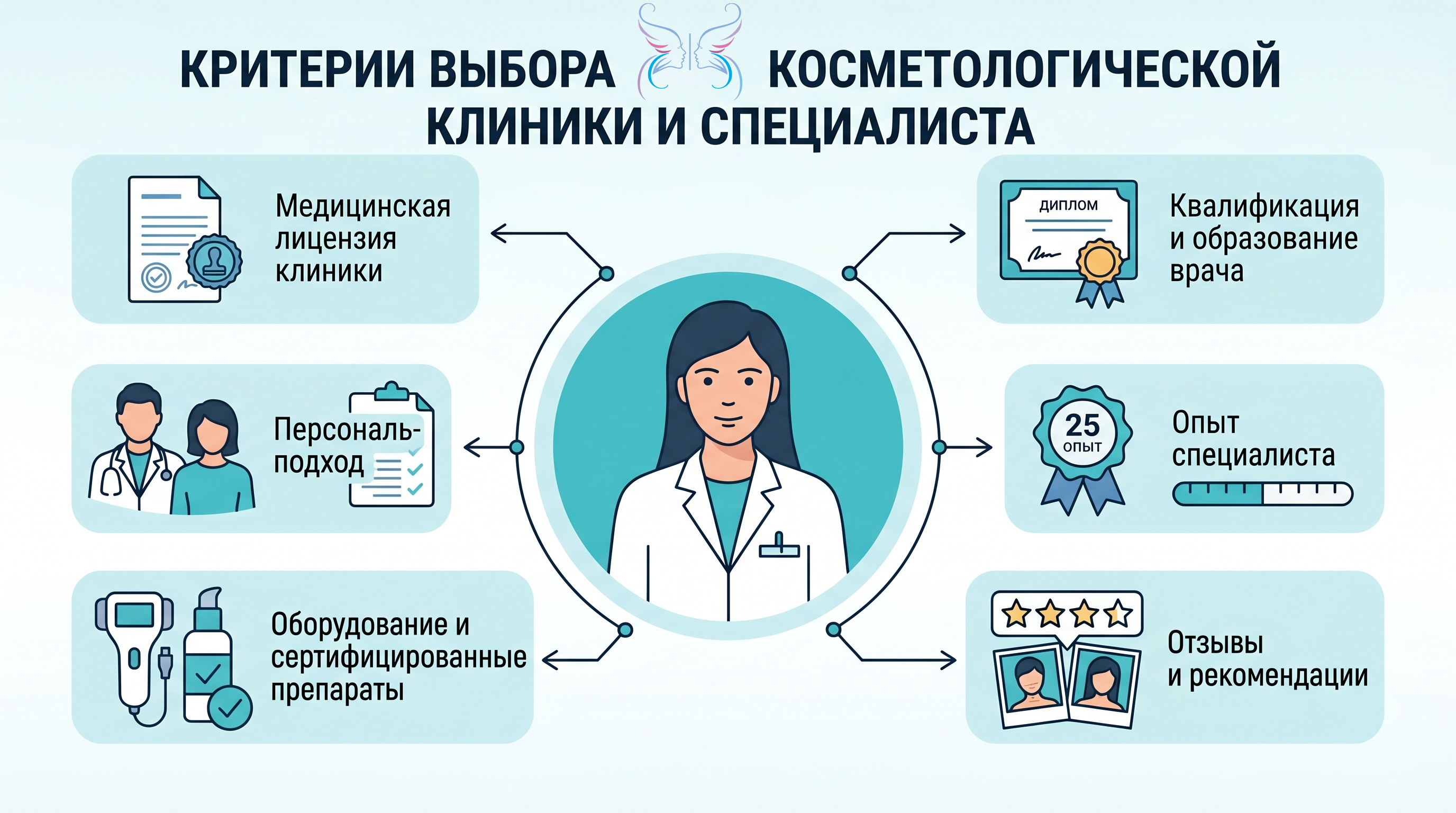 Критерии выбора клиники и специалиста