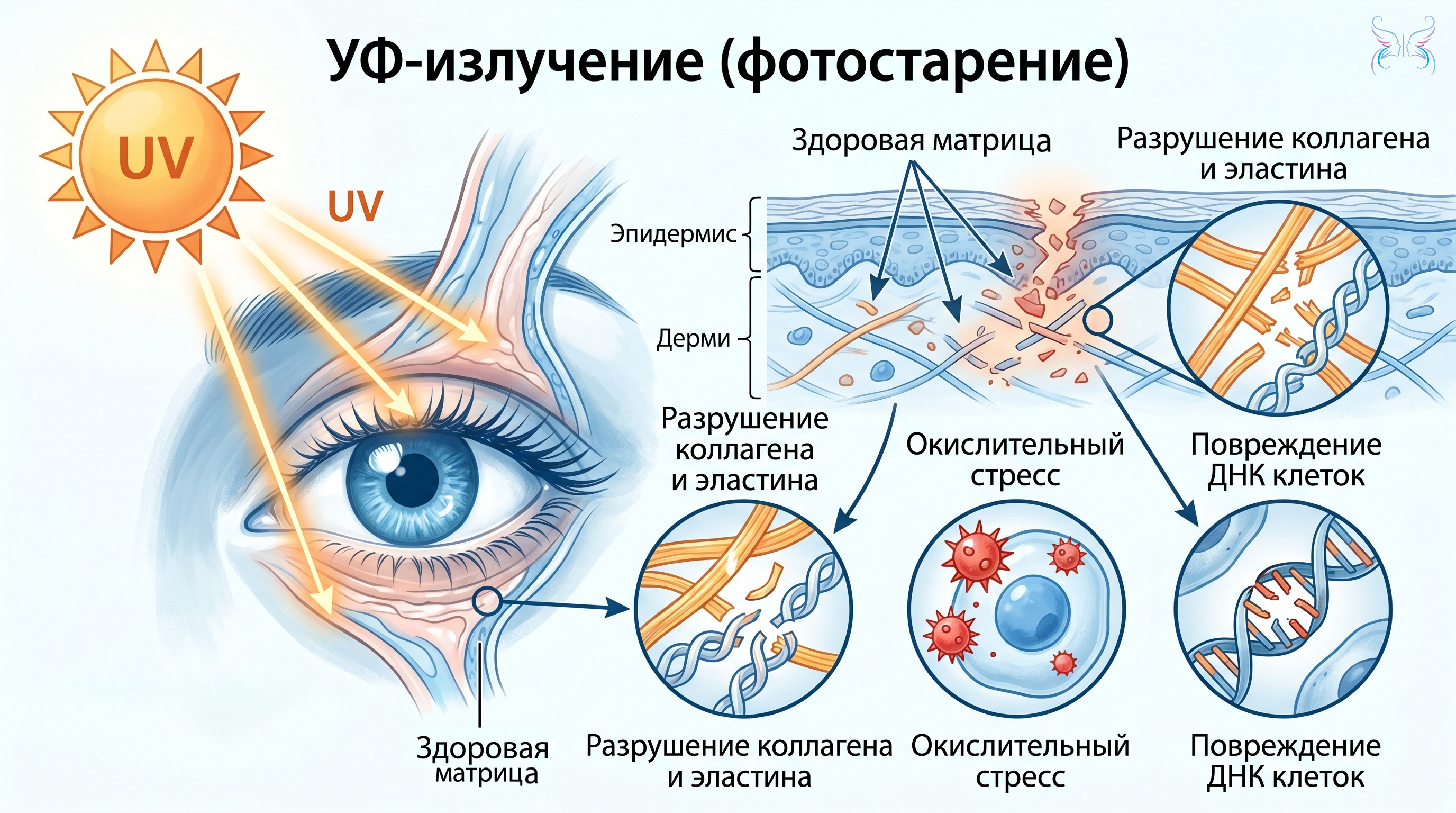 УФ-излучение (фотостарение)