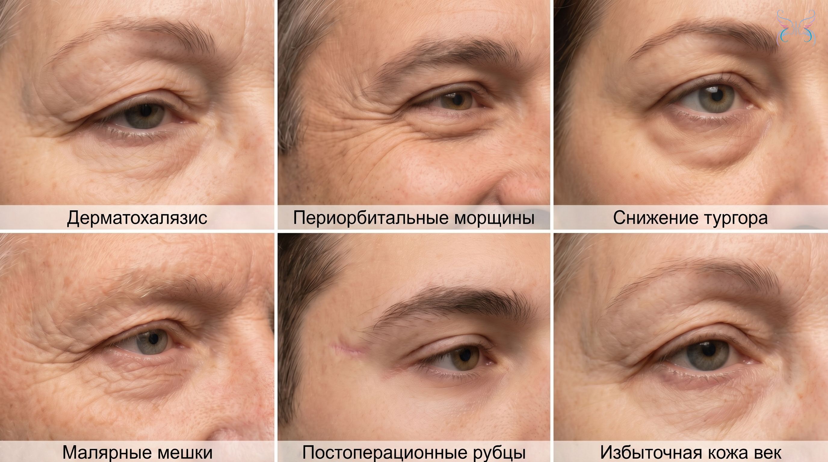 Показания к проведению лазерной блефаропластики